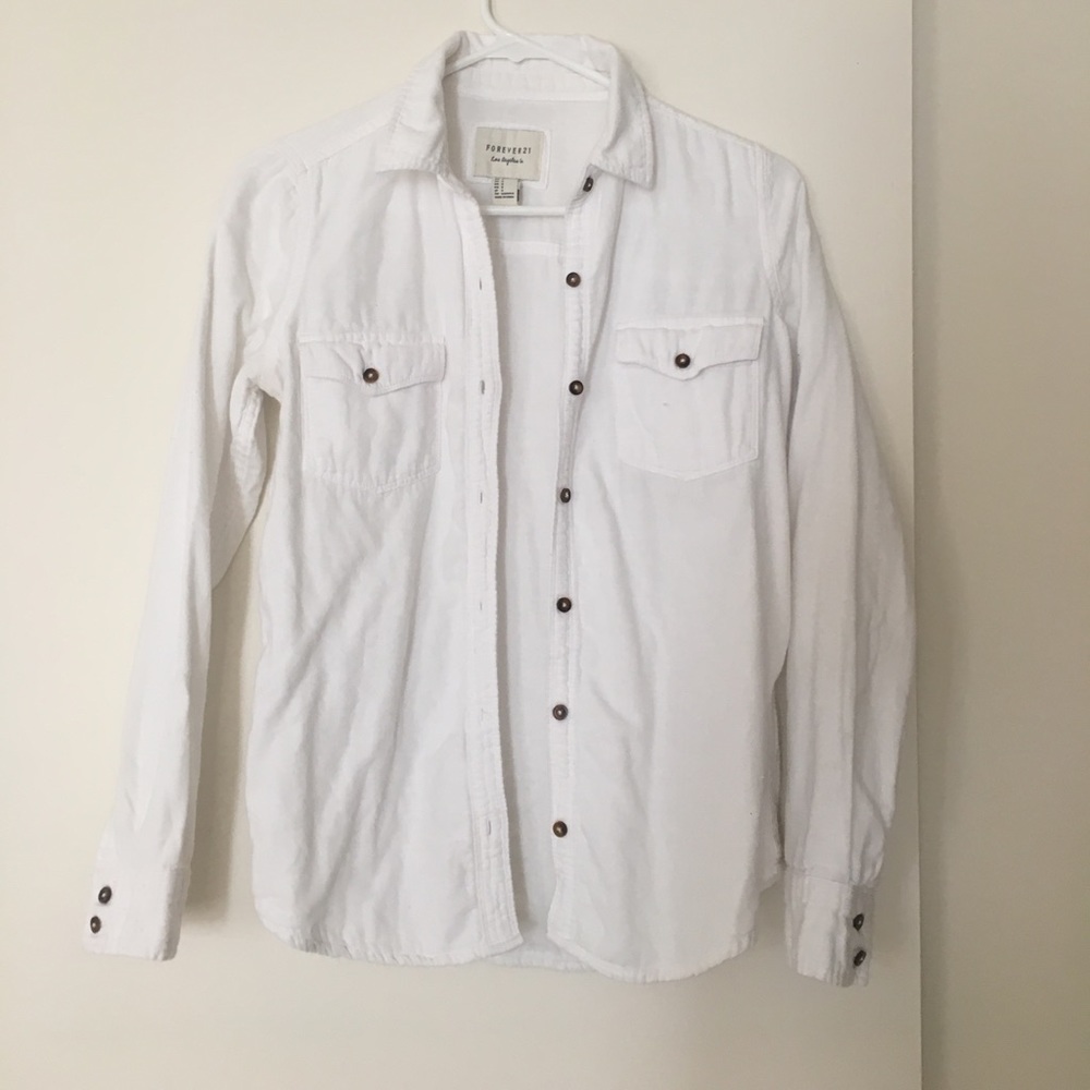 White Jean jacket from forever 21